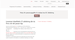 Desktop Screenshot of dcutbildning.com
